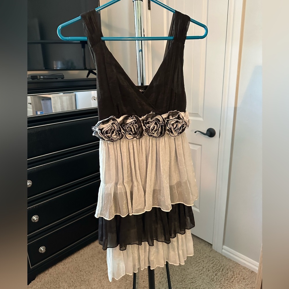 EUC Urban Mango Ruffle Dress